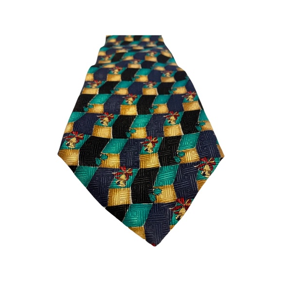 Christmas Bells Robert Talbott Tie - Picture 2 of 3